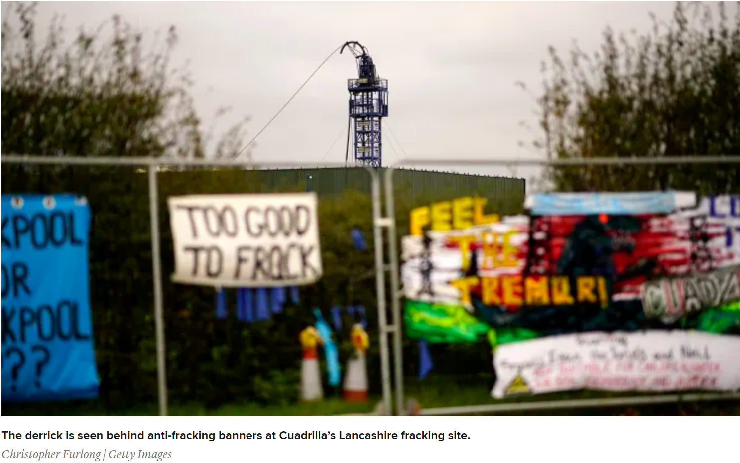 Energy crisis spurs Britain to end its fracking ban, digging up a long-running debate